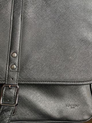 Maletín Mango Negro Hombre