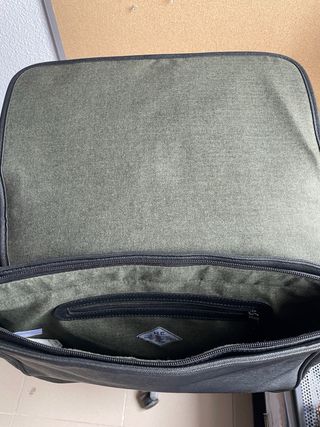 Maletín Mango Negro Hombre