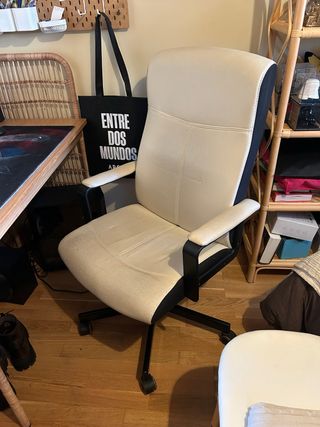 Silla de escritorio IKEA MILLBERGET Beige/Negro