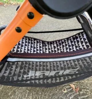 Carro de bebé Jané be Cool azul marino y naranja