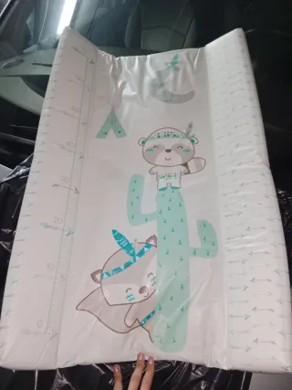 Cambiador impermeable bebé con metro, poco uso