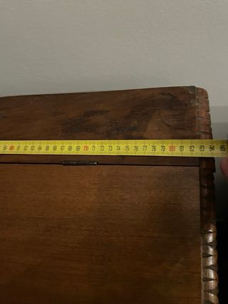 Mobiletto bagno antico con lavabo in marmo