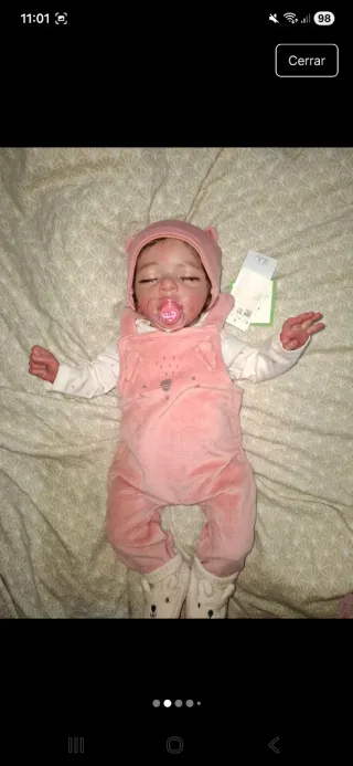 Muñeca Reborn artesanal