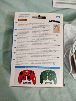 Mando Wii Samus clásico tipo gamecube