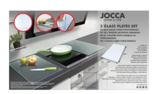 Jocca Set 2 Cubre Vitrocerámica Cristal Templado
