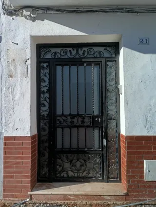 Reja de forja para puerta abatible 654 79 30 07