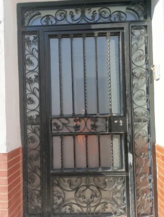 Reja de forja para puerta abatible 654 79 30 07