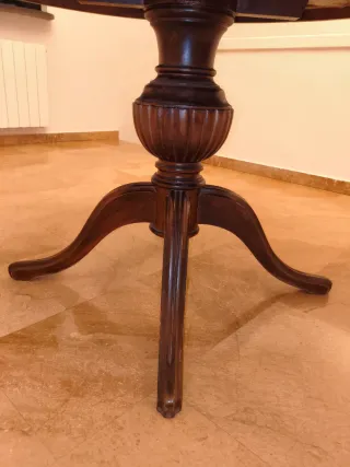 Mesa comedor de madera extensible