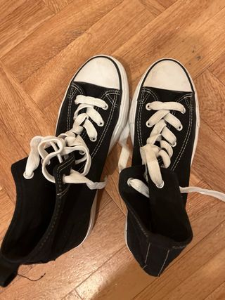 Zapatillas Converse negras altas