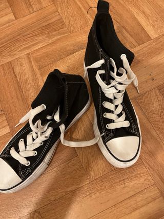 Zapatillas Converse negras altas