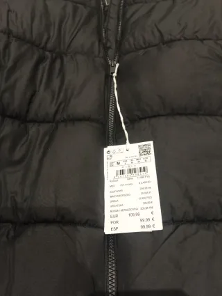 Abrigo largo Thermolite negro