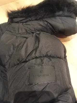 Abrigo largo Thermolite negro