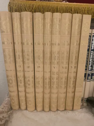 La biblia, 8 tomos + Iglesias del mundo