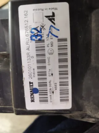 Faro Dacia Duster Derecho 2017-2022