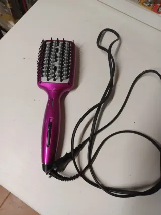 Peine Alisador Eléctrico Rosa