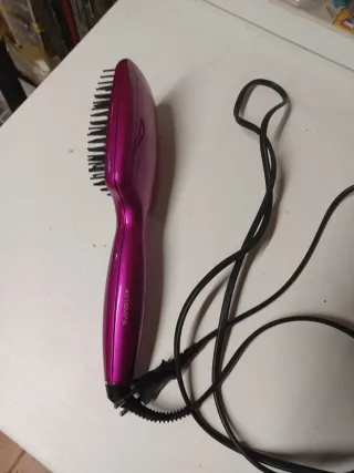 Peine Alisador Eléctrico Rosa