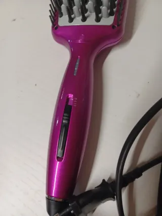 Peine Alisador Eléctrico Rosa