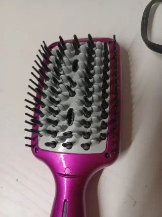Peine Alisador Eléctrico Rosa