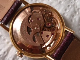 Reloj Omega Automático Dorado Beige