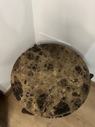 Mesita Noche SKLUM Lavinia Madera y Mármol