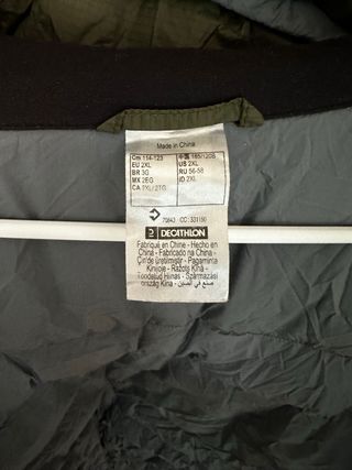 Chaqueta Forclaz plumífero verde