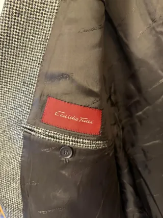 Americana lana gris moteada Emilio Tucci T68