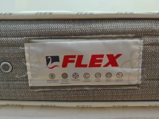 Somier metálico con láminas de madera + 2colchones