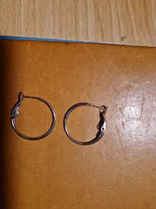 Pendientes aro plata de ley