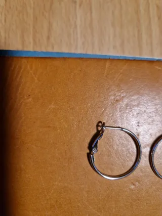 Pendientes aro plata de ley