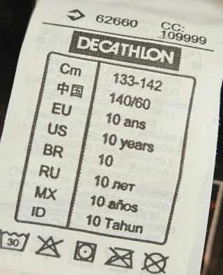 Pantalones esquí 10 años