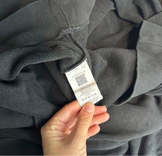 Sudadera Puma Zip Negra Talla XL Básica Vintage