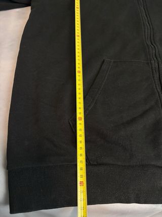 Sudadera Puma Zip Negra Talla XL Básica Vintage