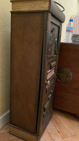 Mueble CD/DVD estilo librería