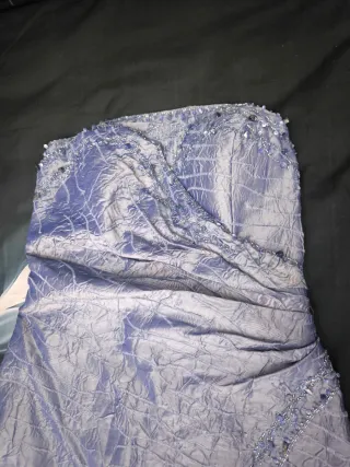 Vestido de Novia Morado/Plateado