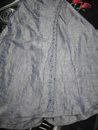 Vestido de Novia Morado/Plateado