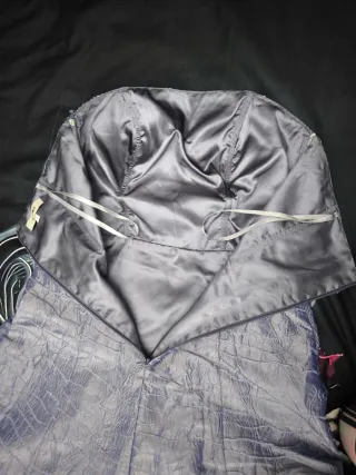 Vestido de Novia Morado/Plateado