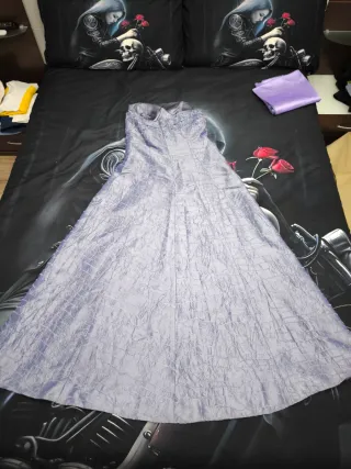 Vestido de Novia Morado/Plateado