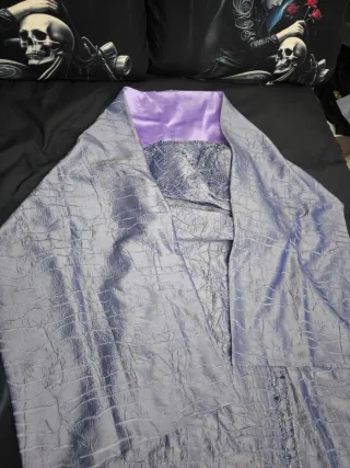 Vestido de Novia Morado/Plateado