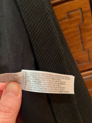 Chaleco Massimo Dutti Negro Talla L