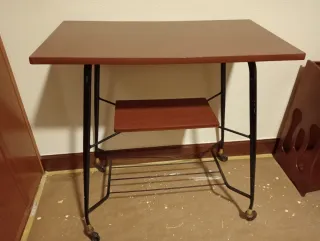 Mesita TV Vintage Madera y Metal