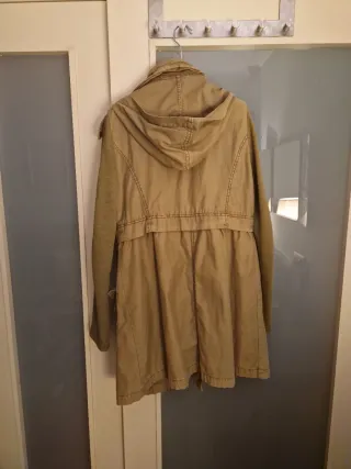 Parka Topshop militar capucha verde