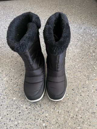 Botas de invierno negras con forro