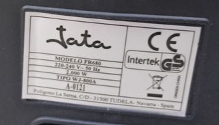 Freidora Jata mod.FR680 Filtra Plus Inox.NO ENVIOS