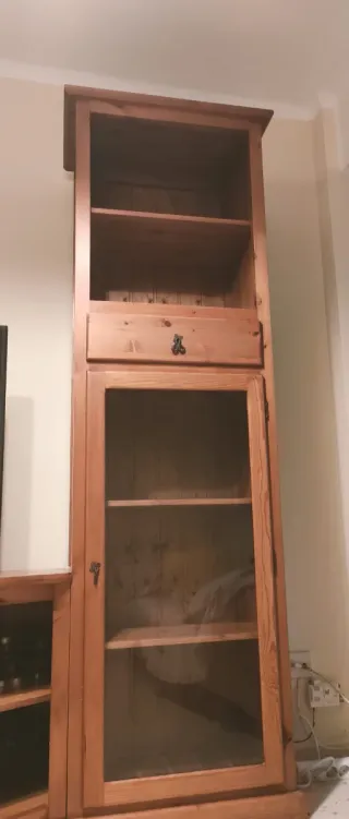 Mueble de salón madera maciza