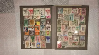 Álbumes de Filatelia(Leuchtturm y Edifil) + Sellos