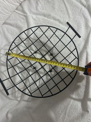 Frutero de metal negro