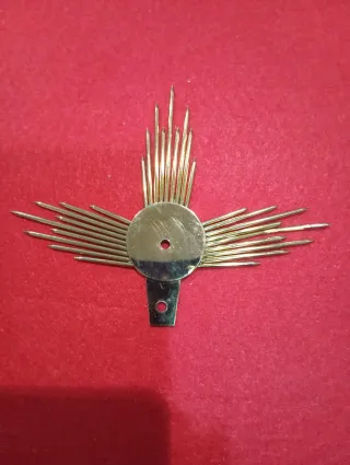 Raggiera ottone 15x11 cm