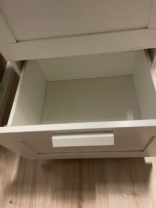 Mueble de salón blanco madera