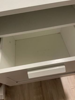 Mueble de salón blanco madera