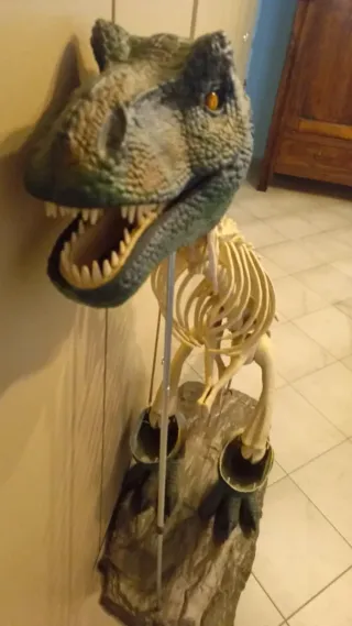 Statua Dinosauro T-Rex Scheletro